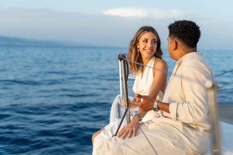 Barcelona: Catamaran Cruise w/ Sailing, Wine, & Tapa - Wine, cava, beer, and a simple tapa