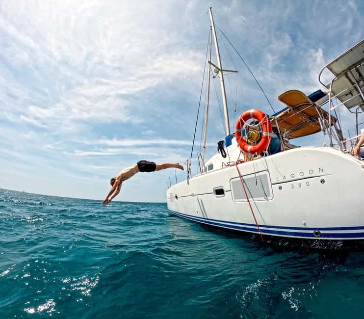 Barcelona: Catamaran Cruise w/ Sailing, Wine, & Tapa - A small boat makes a real difference