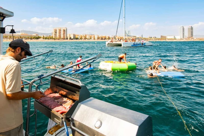 Barcelona: Catamaran Party Cruise with BBQ Meal - Key points to know before booking