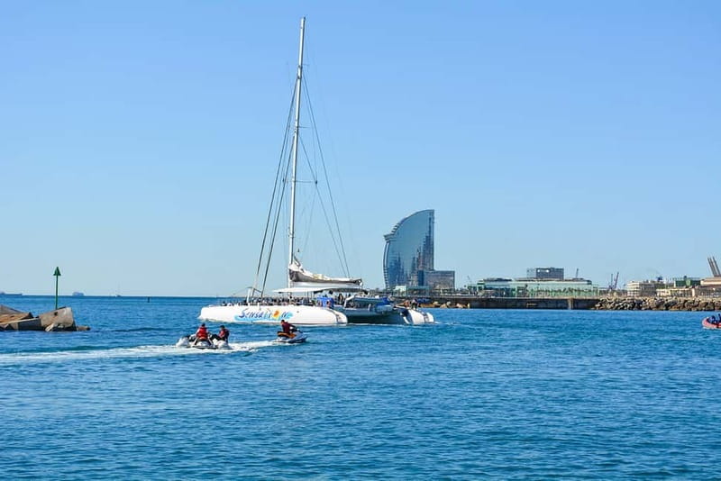 Barcelona: Catamaran Party Cruise with BBQ Meal - Music, dancing, and the crew make the difference