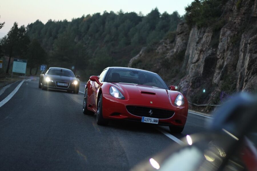 Barcelona: Ferrari Car Driving & Sailing Experience - Getting between the two activities
