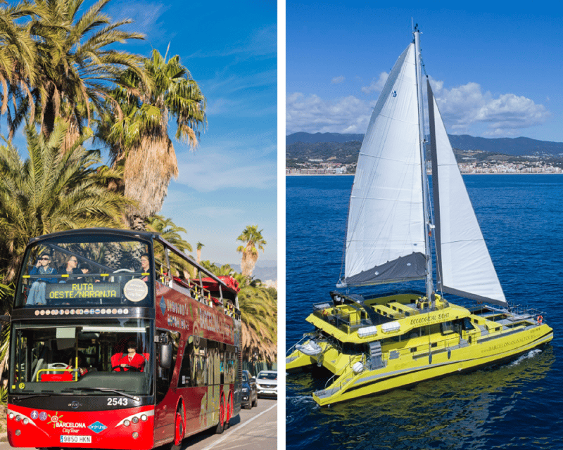 Barcelona: Hop-On Hop-Off Bus with Sailing Cruise - Getting the shape of Barcelona from the top deck