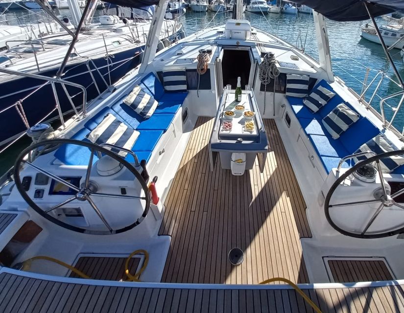 Barcelona: Luxury Private Yacht Daytime Cruise - Swimming and weather changes
