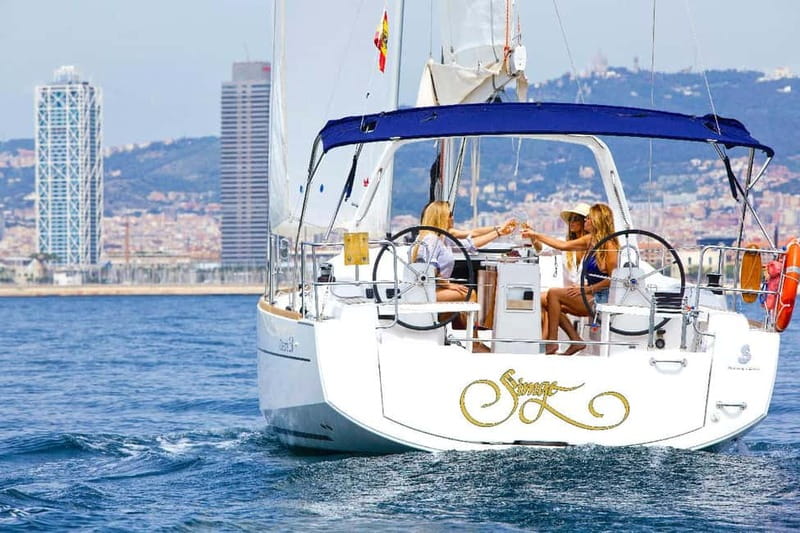 Barcelona: Private Sailing Trip with Drinks & Snacks (max 9) - The swimming stop depends on the weather
