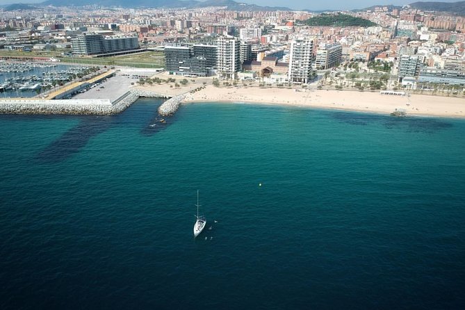 Barcelona Private Sailing Trip with unlimited drinks and snacks - Nova Icaria and Bogatell from the water