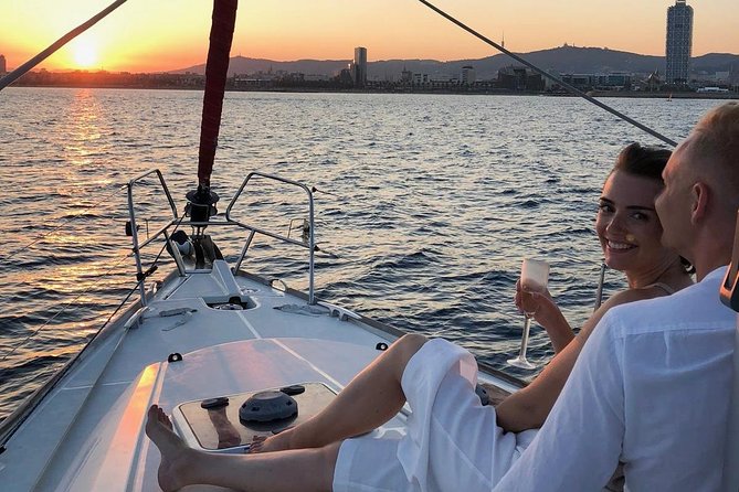 Barcelona Private Sunset Sailing with Drinks - Reading the city from offshore