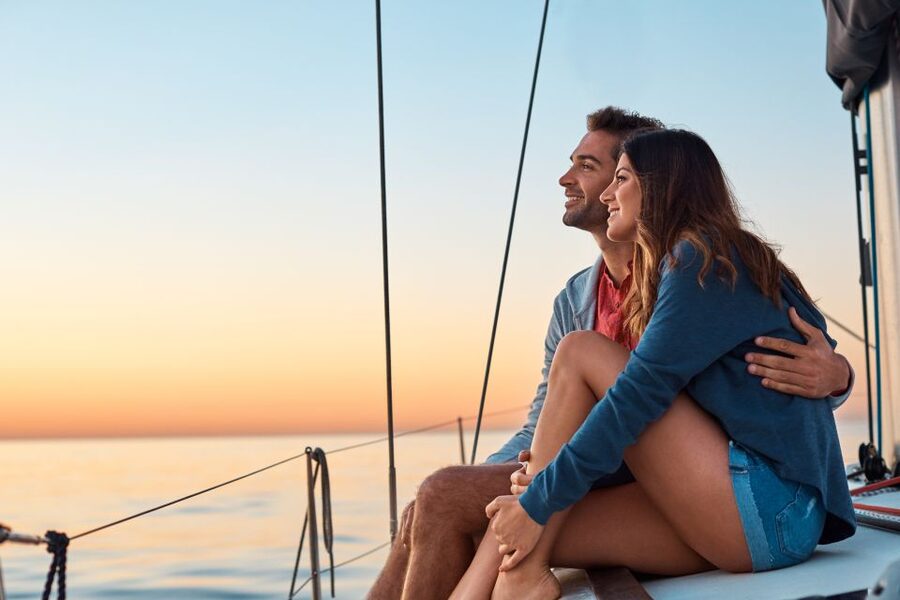 Barcelona: Romantic Private Sailing Tour - What you see from the Mediterranean