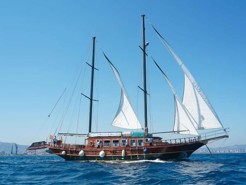 Barcelona Sailing Cruise - Choosing between the rooftop, lounge, and aft deck