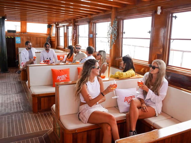 Barcelona Sailing Cruise - The Aperol Spritz and onboard bar