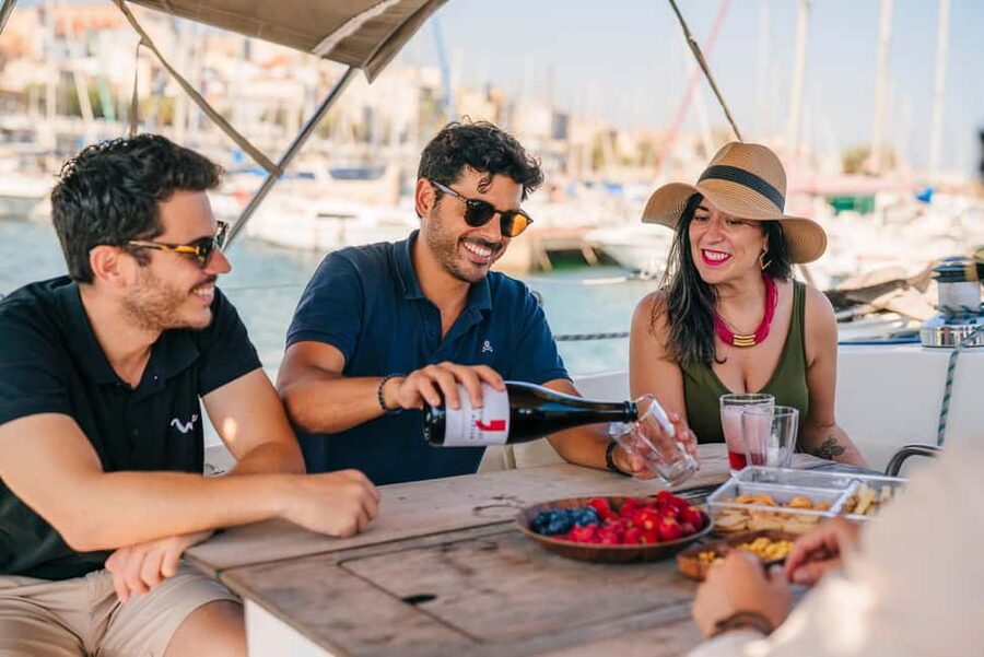 Barcelona: Sailing Cruise & Vineyard Tour with Wine Tasting - Rough water is the one real caution