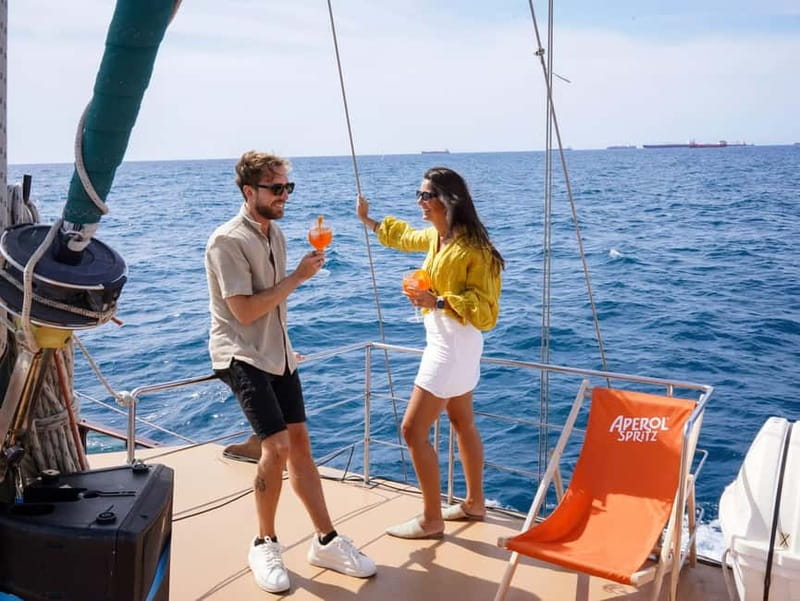 Barcelona Sailing Cruise - Leaving the marina and finding your sea view