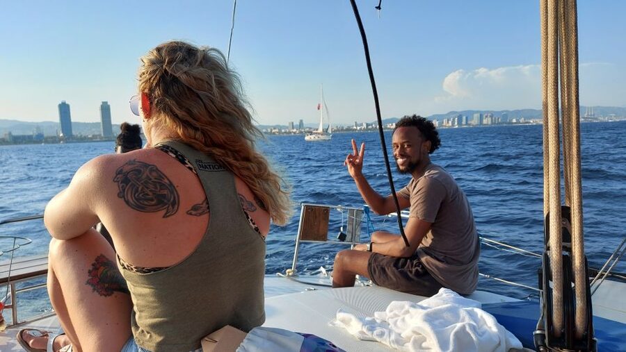 Barcelona Sailing Tour Drinks, snacks Swim & Stunning Views - Who will enjoy this most