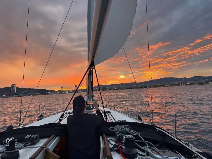 Barcelona: Sailing Tour with a Glass of Cava - Heading toward the November buoy