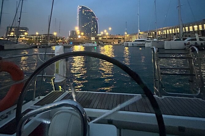 Barcelona: Sailing Tour with Tapas, Drinks, Swim & Sunset Option - Catalan cava and seafood tapas at sea