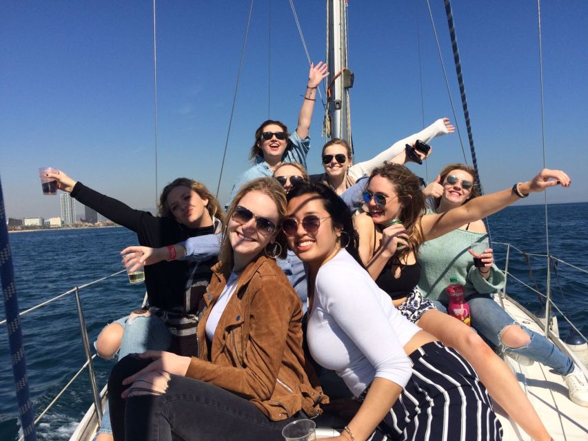Barcelona: Sailing Tour with Vermouth and Drinks - Swimming in the Mediterranean
