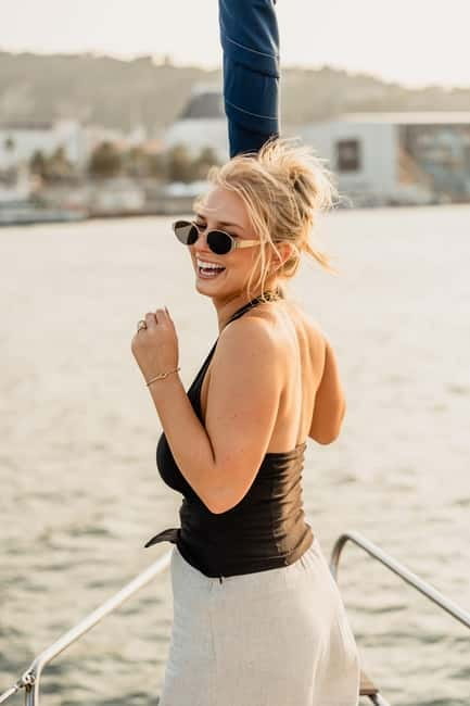 Barcelona: Sailing Tour with Young Local Captain & Drinks - Along Barceloneta with beach views on both sides