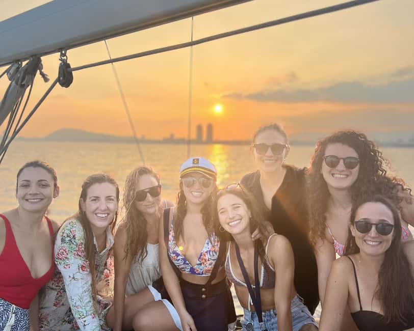 Barcelona: Sailing with Open Bar, Catalan Snack & Swim Stop - Key points at a glance