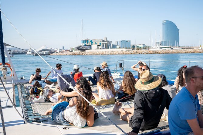 Barcelona Skyline Sailing - Music, drinks, and the feel onboard