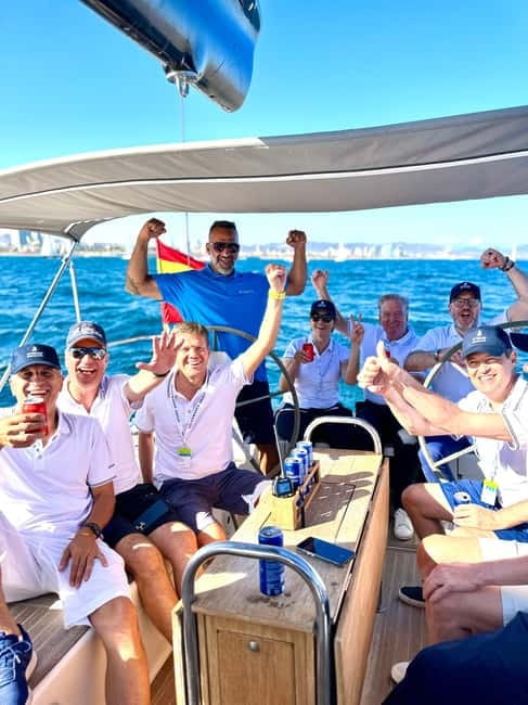 Barcelona: Sunset or Afternoon Yacht Cruise with Drinks - The open bar, snacks, and onboard mood