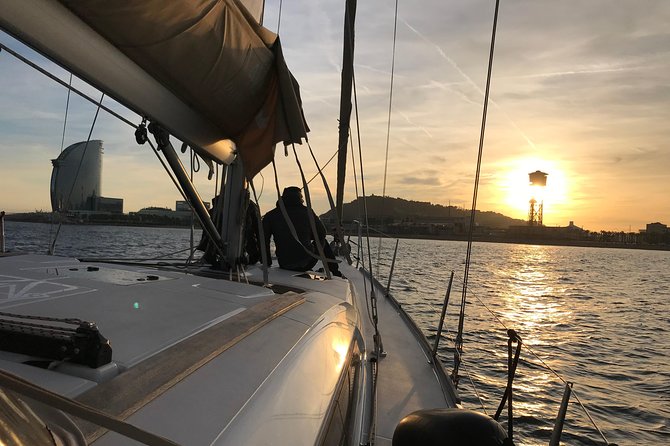Barcelona Sunset Private Sailing with Light Snacks and Open Bar - Music, photos, and the mood on board