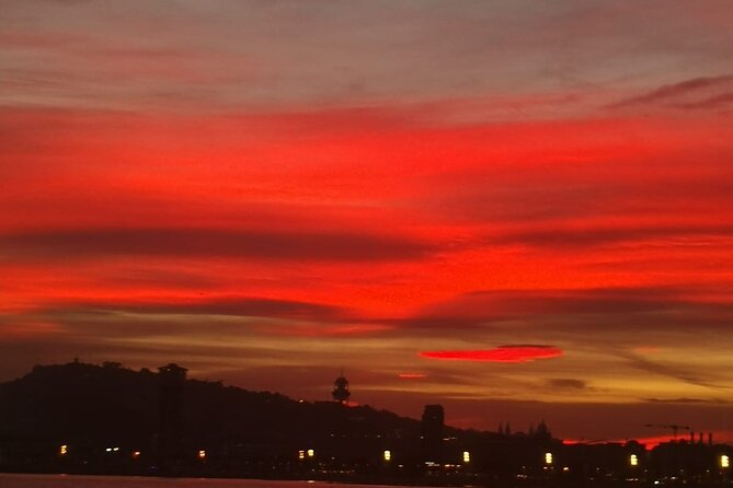 Barcelona Sunset Private Sailing with Open Bar & Snacks - What the private boat setup feels like