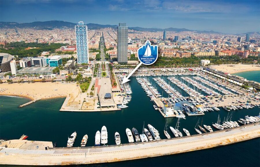 Barcelona: Sunset Sailing Tour with Open Bar & Snacks - Sunset behind the mountains