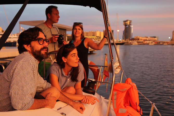 Barcelona Unique Sunset Sailing Experience with Tapas & Open Bar - Music, crew, and the mood on board