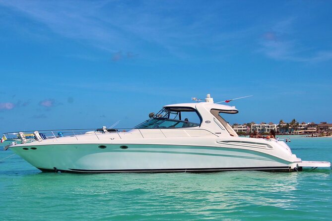 Beautiful SUNDANCER 60ft Private yacht / 18PAX 25P15 - Isla Mujeres and the Playa Norte stop