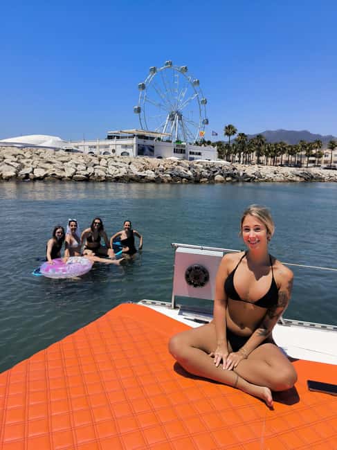 Benalmádena: Private Catamaran Party Cruise - What happens once you are under way