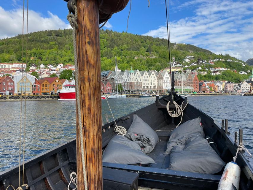 Bergen: Viking Ship Sailing Experience and Sightseeing Trip - Setting sail beside Bryggen