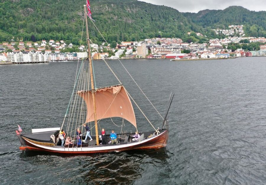 Bergen: Viking Ship Sailing Experience and Sightseeing Trip - Bergen and the fjords from the water