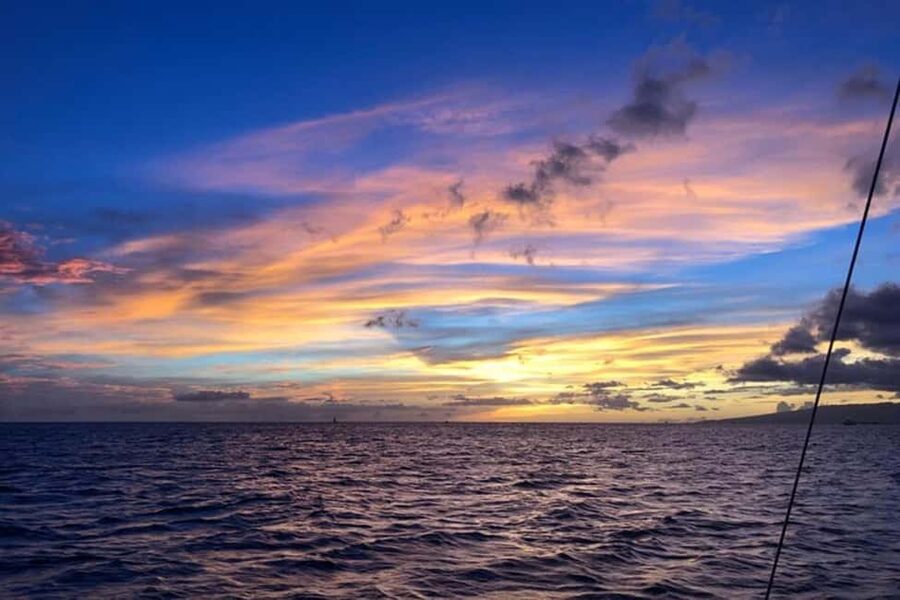 Board from Waikiki Beach: Scenic Sunset Sail on the Hāwea - Sunset beside Diamond Head