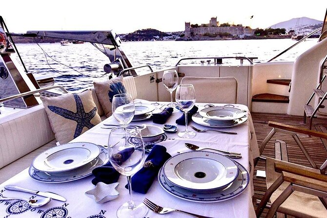 Bodrum Private Motor-Yacht Sunset Tour With Dinner For 3 Hour - Booking, cancellation, and practical details