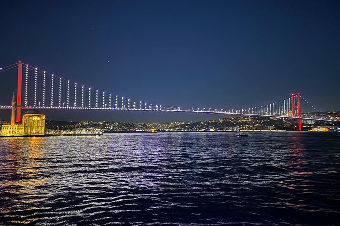 Bosphorus Night Cruise on the Luxury Yacht - Rumeli Fortress at the narrowest point