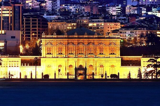 Bosphorus Night Cruise on the Luxury Yacht - Fatih Sultan Mehmet Bridge and the turn toward Asia