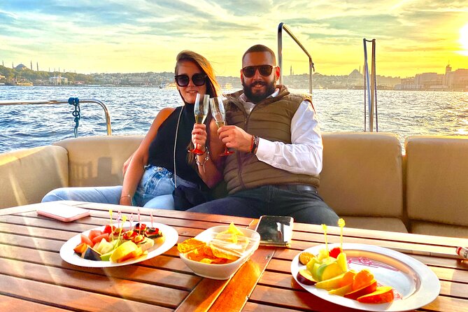 Bosphorus Sunset or Daytime Yacht Cruise with Snacks & Live Guide - Rumeli Fortress and the narrowest point