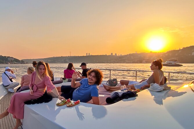 Bosphorus Sunset Yacht Experience: Istanbul’s Best - Ortaköy Mosque beneath the Bosphorus Bridge