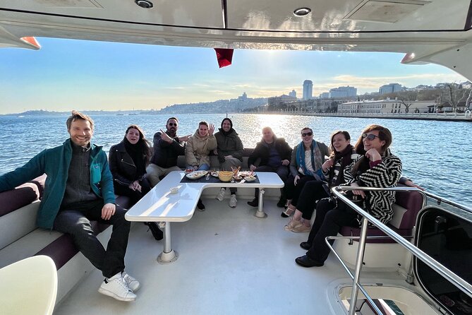 Bosphorus Yacht Cruise with Stopover on the Asian Side - (Morning or Afternoon) - The European shore, palaces, and bridges