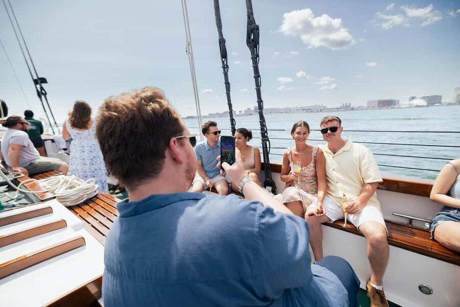Boston: Downtown Harbor Sailing Cruise - Charleston Navy Yard and the harbor’s working side