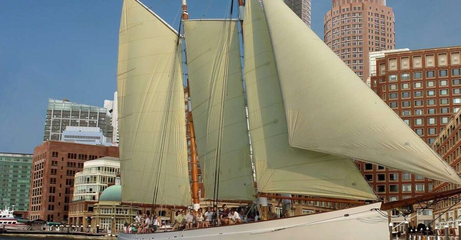 Boston: Harbor Champagne Sunset Sail from Rowes Wharf - Setting out from Rowes Wharf