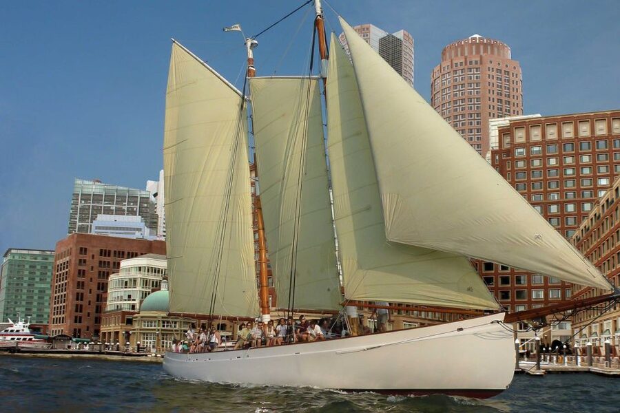 Boston: Harbor Champagne Sunset Sail from Rowes Wharf - Castle Island and the harbor’s open water