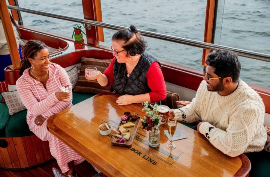 Boston: Harbor Sunset Yacht Cruise - Food, drinks, and the onboard bar