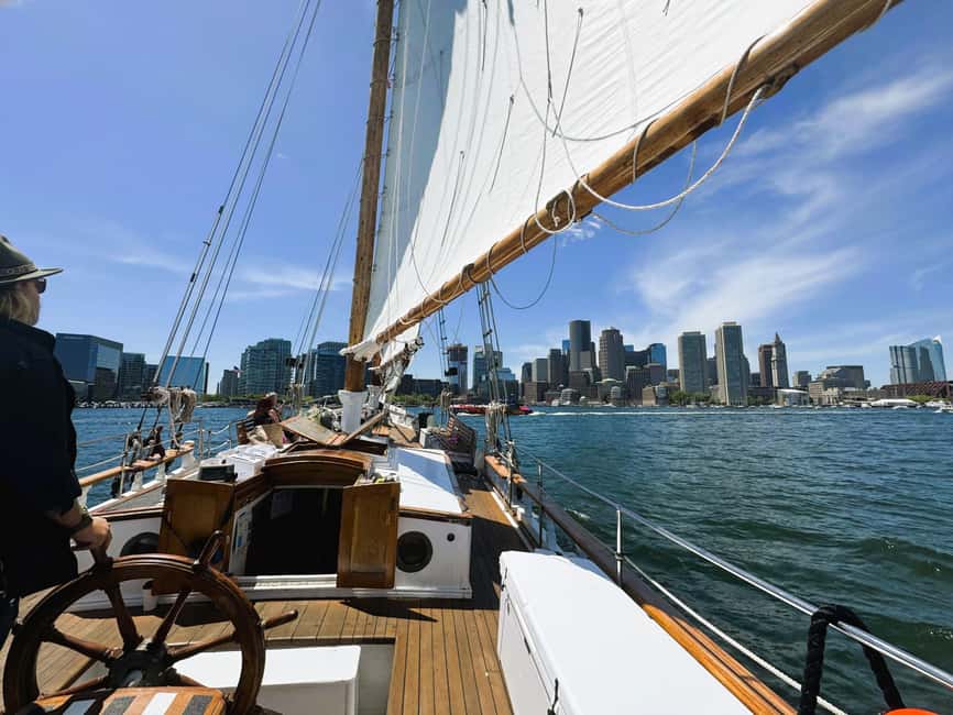 Boston: Tall Ship Harbor Sail - Boston’s skyline from the water