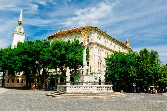 Bratislava Day Trip from Vienna With Catamaran Cruise on Danube - What the $115.62 price buys you