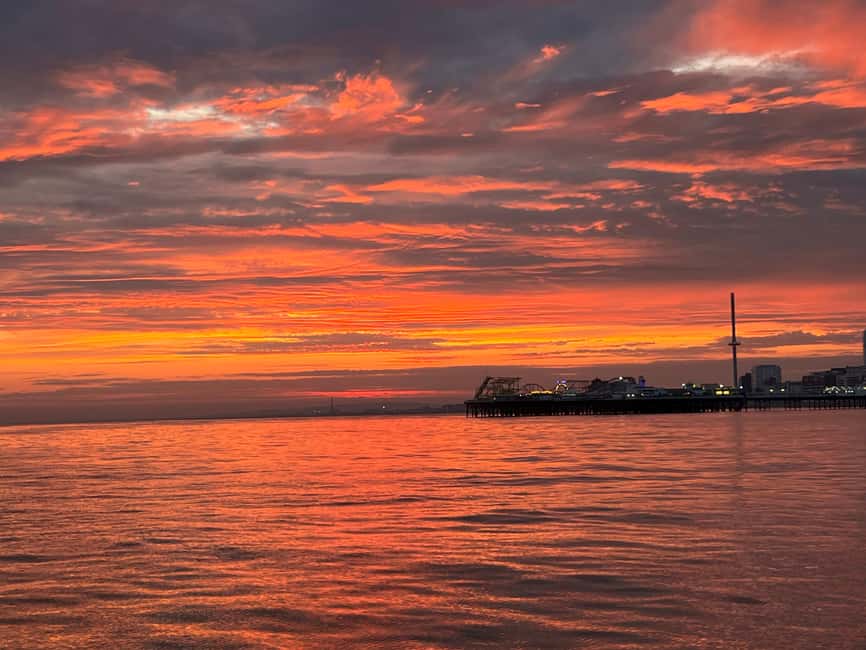Brighton: Sunset Sailing Cruise with a Glass of Wine - Learning to steer instead of only looking at the view