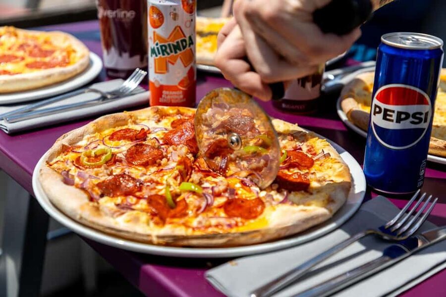 Budapest: Catamaran Pizza Cruise - Indoor comfort or open-deck photos