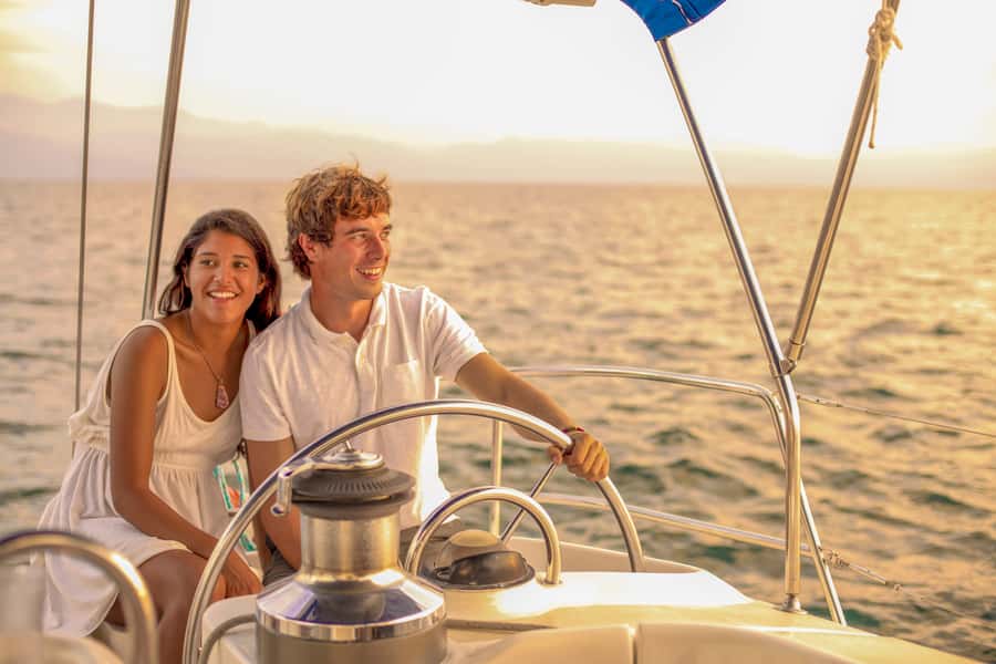 Cabo Luxury Sunset Sailing Adventure with Open Bar - Boarding the yacht and getting settled