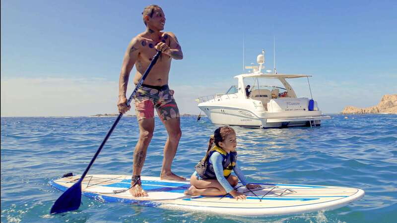 Cabo San Lucas: Luxury Yacht Cruise - Paddleboards add another way to enjoy the bays