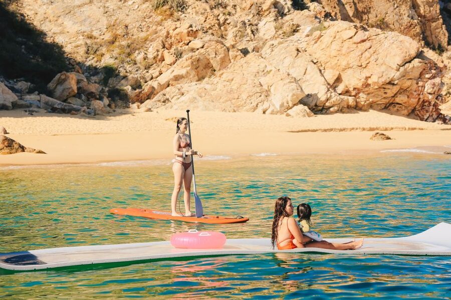 Cabo San Lucas: Private Catamaran Tour with Snorkeling - Food, drinks, and the onboard setup