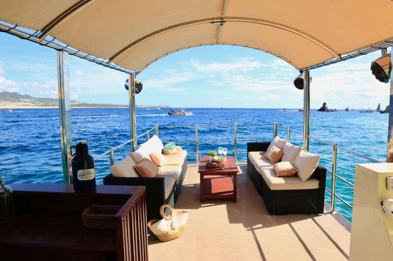 Cabo San Lucas Private Mini Catamaran Tour - Music, drinks, and bringing your own food